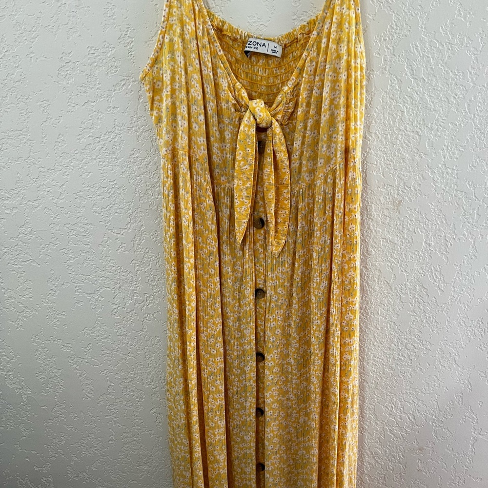 Yellow flower dress